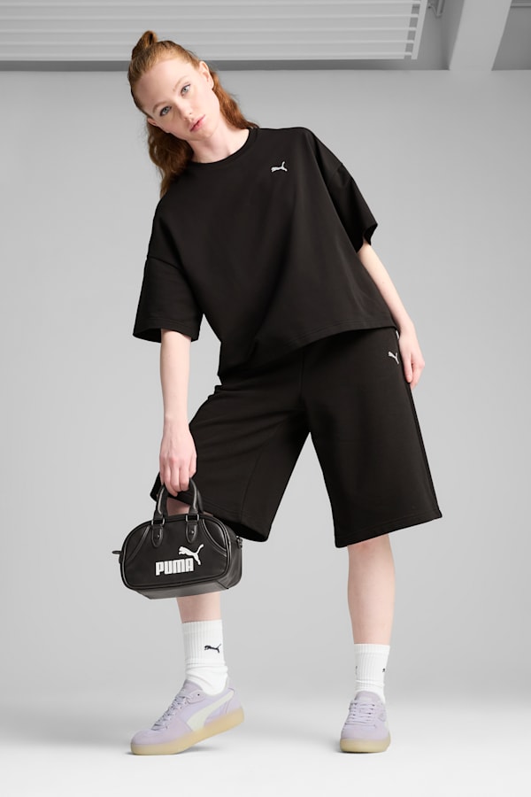 WARDROBE Essentials Relaxed 14" Jorts Women, PUMA Black, extralarge